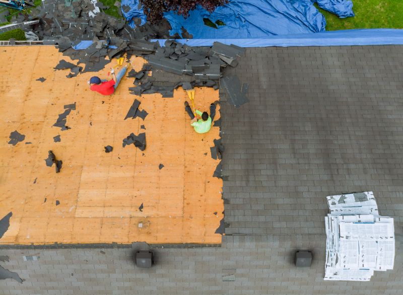 Damaged Roof Replacement in Alexandria, VA