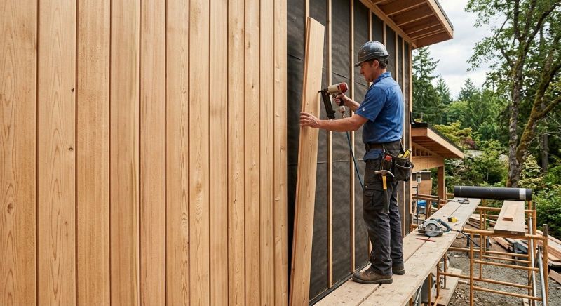 Faux Wood Siding Installation in Norwalk, CT