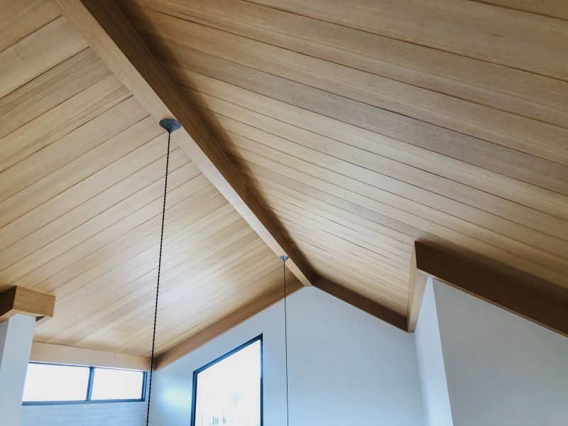 Interior Wooden Roof Features